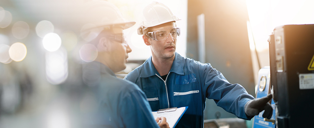 Engineer completing FEL Stages at manufacturing plant